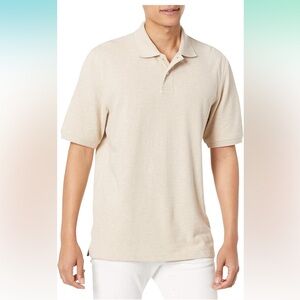 Men's Beige Polo Shirt